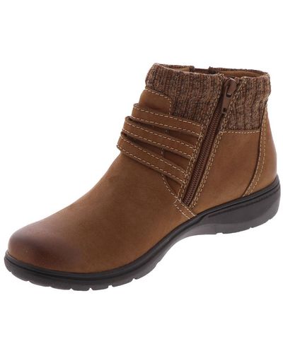 Clarks Carleigh Lane Ankle Boot - Brown