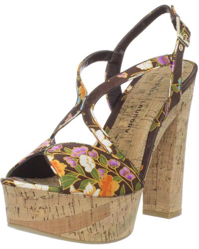 Chinese Laundry Party Time Platform Sandal - Brown