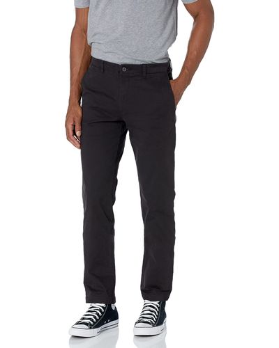 Goodthreads Slim-fit Washed Comfort Stretch Chino Trouser - Black