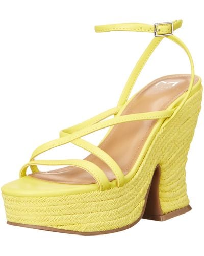 Marc Fisher Fetch Heeled Sandal - Yellow