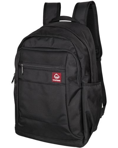 Wolverine 24l Classic Backpack-for Your Outdoor Adventures With Large Capacity And 15" Laptop Sleeve - Black