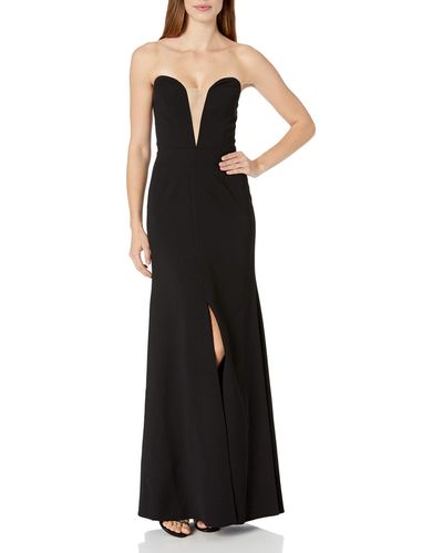 JILL Jill Stuart Strapless Dress With Illusion Detail - Black