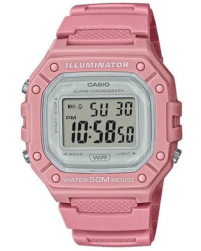 G-Shock Watch W218hc-4av - Pink