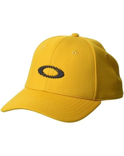 Oakley Unisex Adult Static Icon Flex Fit Hat - Yellow