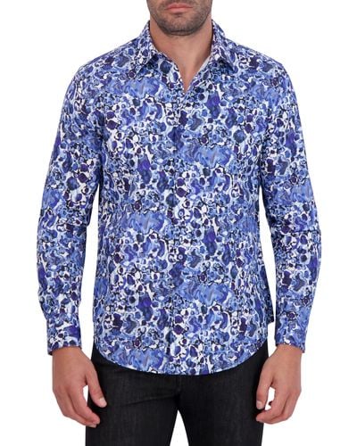 Robert Graham Coyle L/s Woven Shirt - Blue