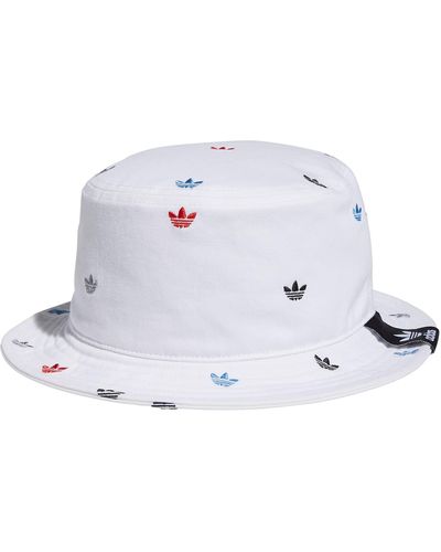 adidas Originals Washed Bucket Hat - White