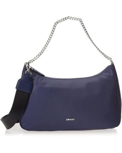 DKNY Sporty Crossbody Caelynn Pouchette Handbags - Blue
