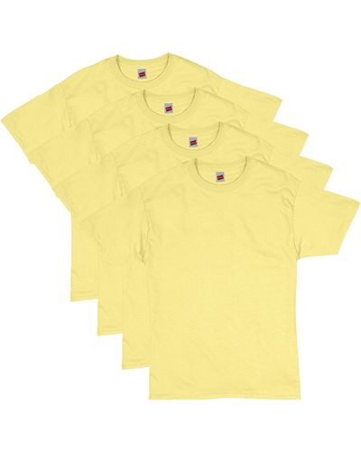 Hanes Essentials Short Sleeve T-shirt Value Pack - Yellow