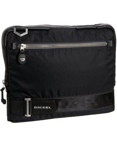 DIESEL New Generation Johnny Laptop/file Bag,black/pewter,one Size