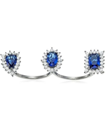 Noir Jewelry Diana Double Ring - Multicolor