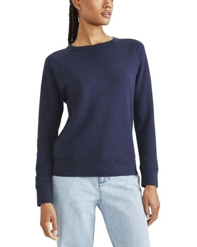 Dockers Classic Fit Icon Sweatshirt, - Blue