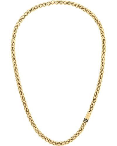 Tommy Hilfiger Gold Plated Chain Necklace | A Must-have |timeless Sophistication|elevate Your Daily Look|(model: 2790525) - Multicolor