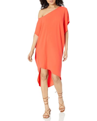 Trina Turk Asymmetrical Dress - Red