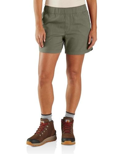 Carhartt Force Relaxed Fit Ripstop Work Short - Green