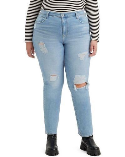 Levi's 724 High Rise Straight Jeans - Blue