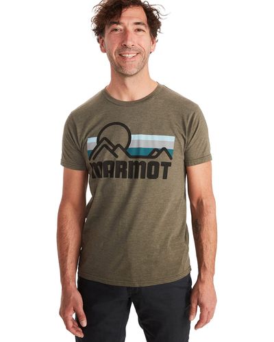 Marmot Coastal Short Sleeve T-shirt - Gray
