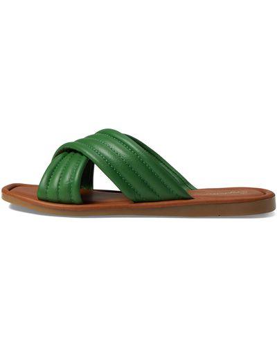 Seychelles Word Slide Sandal - Green