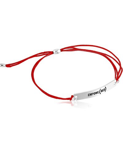 ALEX AND ANI Empowe(red) Kindred Cord Bracelet