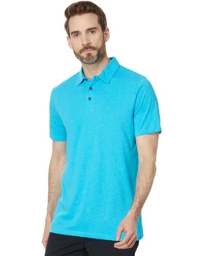 Volcom Wowzer Modern Fit Cotton Polo Shirt - Blue