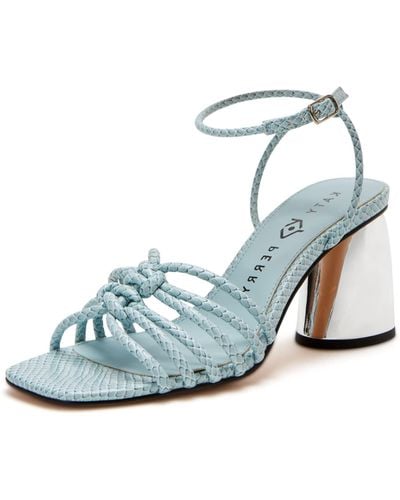 Katy Perry The Timmer Knotted Sandal Heeled - Blue