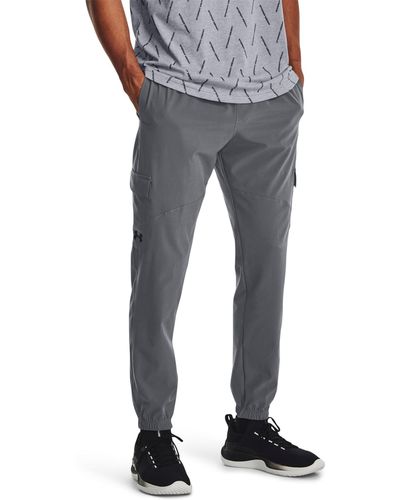 Under Armour Stretch Woven Cargo Pants, - Gray