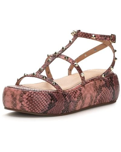 Jessica Simpson Pascha Platform Sandal Wedge - Pink