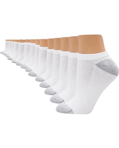 Hanes Value Show Socks - White