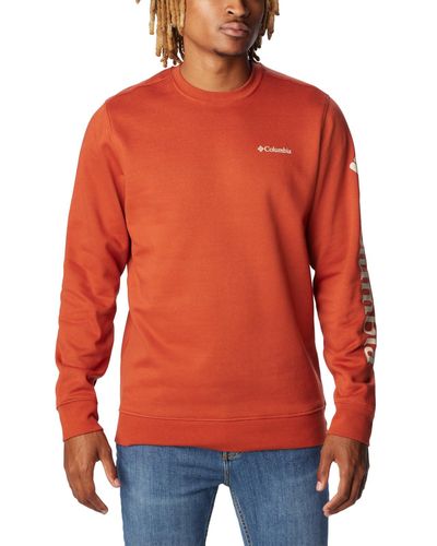 Columbia Trek Crew Sweater - Red