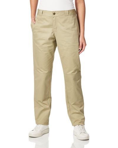 Dickies Double Knee Work Pant With Stretch Twill - Natural