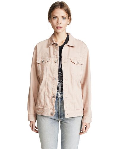 AG Jeans Womens The Nancy Denim Jacket - Natural