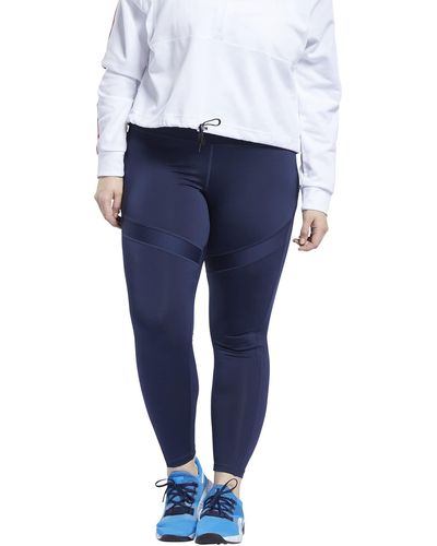 Workout Ready Vector Leggings (Plus Size) in vector blue/vector blue