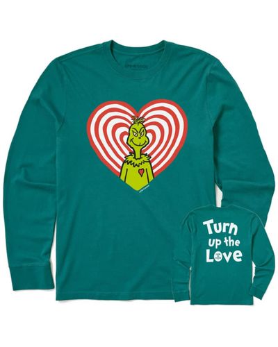 Life Is Good. Grinch Turn Up The Love - Green
