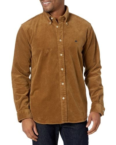 Brooks Brothers Button-down Collar Corduroy Sport Shirt - Brown