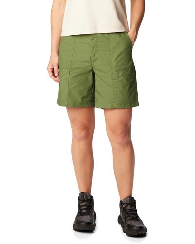 Columbia Holly Hideaway Washed Out Bermuda Short - Green