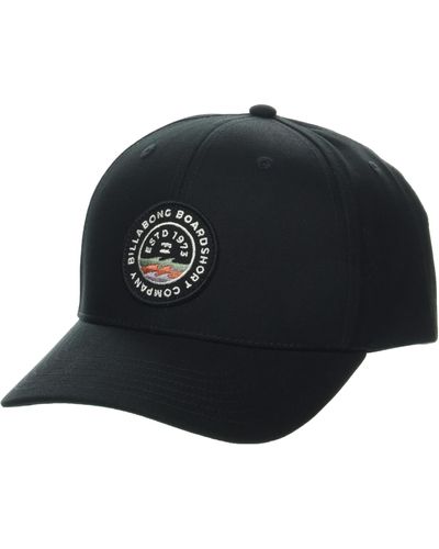 Billabong Walled Adjustable Mesh Back Trucker Hat - Black