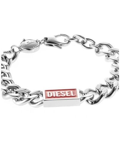 DIESEL Stainless Steel Bracelet - Metallic