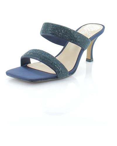 Vince Camuto Footwear Aslee Square Toe Dress Sandal Heeled - Blue