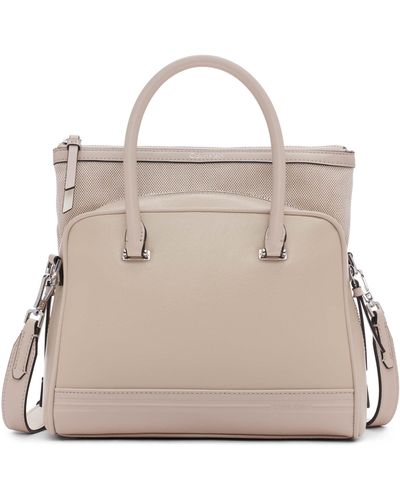 Calvin Klein Malachite Organizational Bag Satchel - Natural