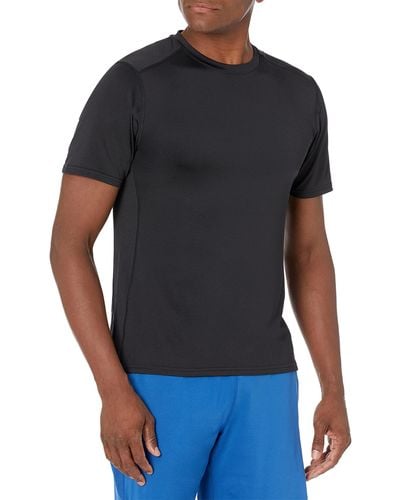 Amazon Essentials T-Shirt a iche Corte Elasticizzata Tecnica Uomo - Nero