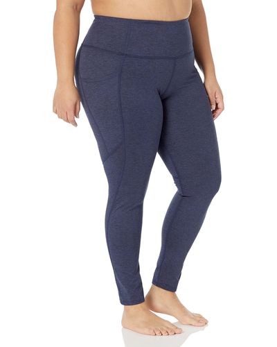 Core 10 All Day Comfort High-waist Side-pocket Yoga Legging - Blue