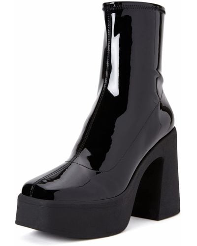 Katy Perry The Heightten Stretch Bootie Fashion Boot - Black
