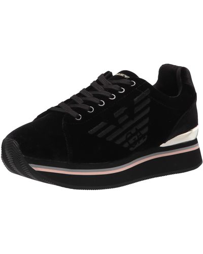 Emporio Armani Sneaker Walking Shoe - Black