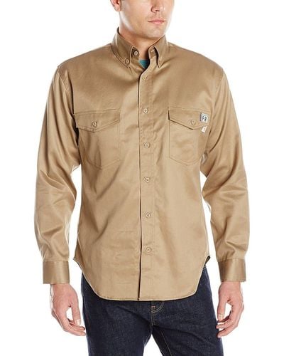 Wolverine Flame Resistant Twill Shirt - Blue