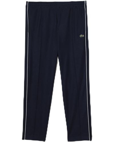 Lacoste Regular Fit Adjustable Waist Pants Mm - Blue