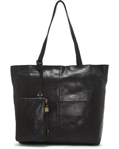 Lucky Brand Kora Leather Tote Handbag - Black