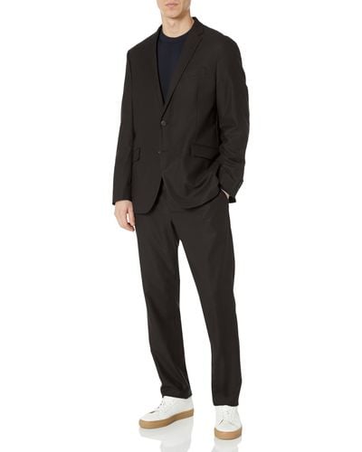 Kenneth Cole Performance Fabric Slim Fit Suit - Black