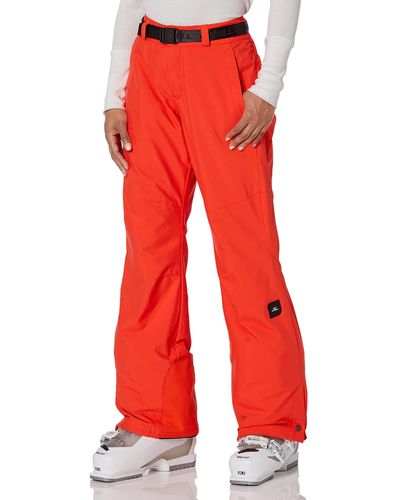O'neill Sportswear Jacket Connector System Star Insulated Pants Regular Fit - Red