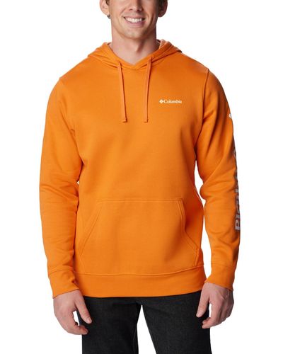 Columbia Sleeve Logo Trek Hoodie - Orange