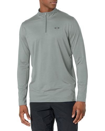 Oakley Gravity Range Quarter Zip Sweatshirt - Gray