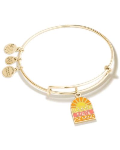 ALEX AND ANI Words Are Powerful Expandable Bangle For - Metallic